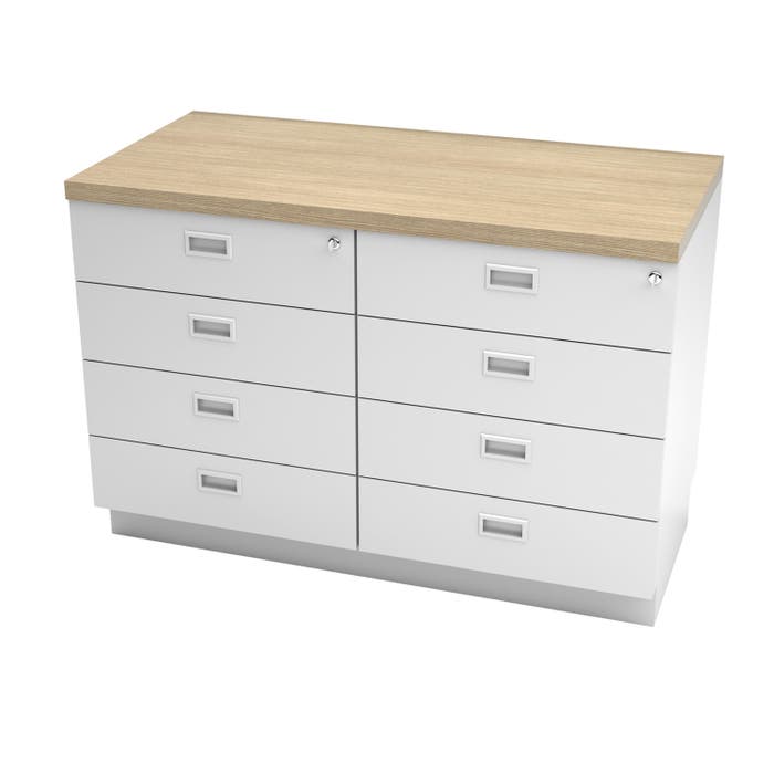 DELUXE CASH WRAP RETAIL COUNTER Drawer Unit - 48" WIDE