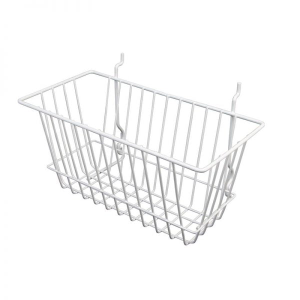 SDBSK7 / Paniers métalliques étroits pour panneaux rainurés et grillagés