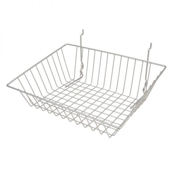 BSK6 / Sloping Wire Baskets for Slatwall & Gridwall