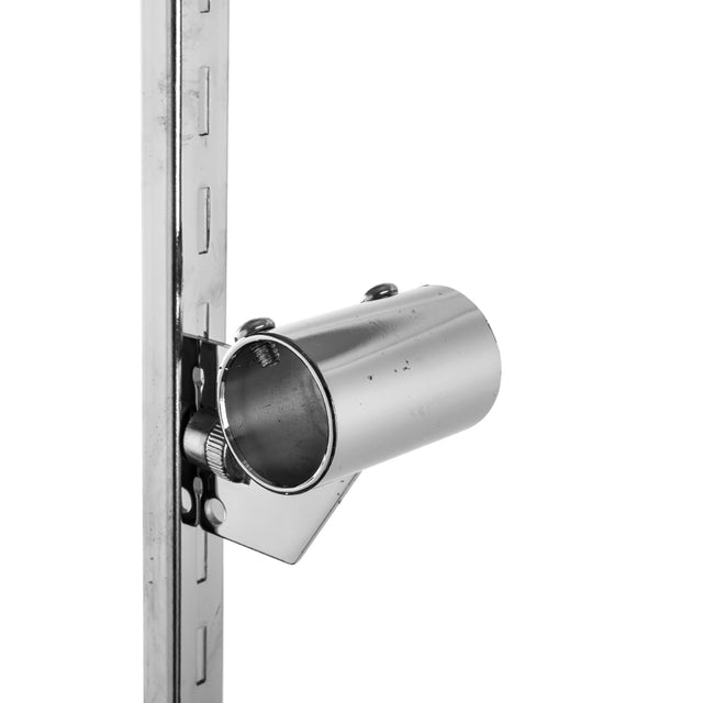 Rear-Mount Chrome Bracket for Round Tubing