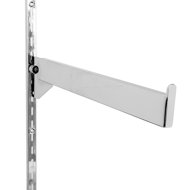 12" C-Straight Arm Faceout, Rectangular Tubing - Multiple Finishes