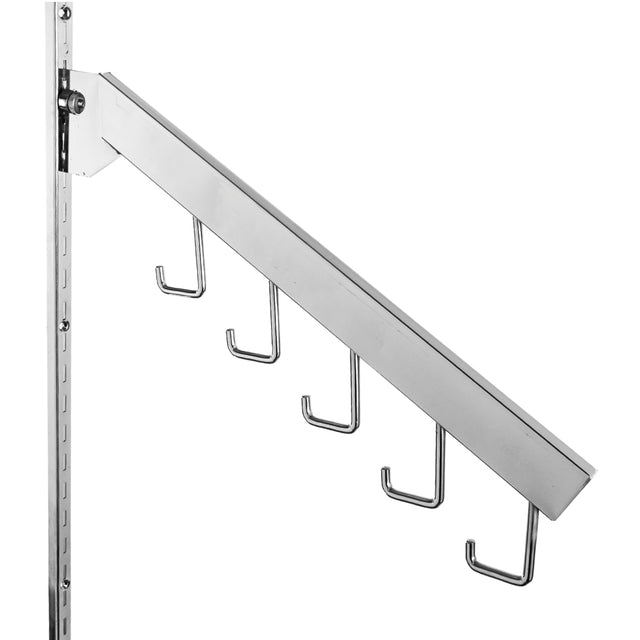16″ C-Waterfall w/ 5 hooks, Rectangular Tubing