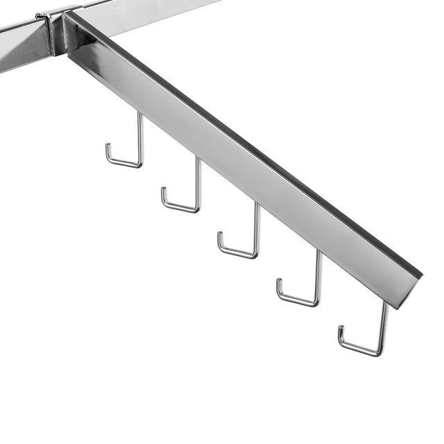 16" 5-Hook Waterfall Fit Crossbar - Chrome