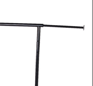 RCS1/2 - Heavy Duty Salesman Collapsible Clothes Rack Black