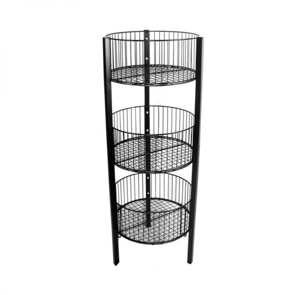POUBELLE À 3 NIVEAUX - RONDE