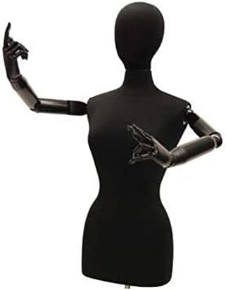 SDJF-F6/8BKARM / Mannequin de couture en mousse pour femme, tailles 6-8