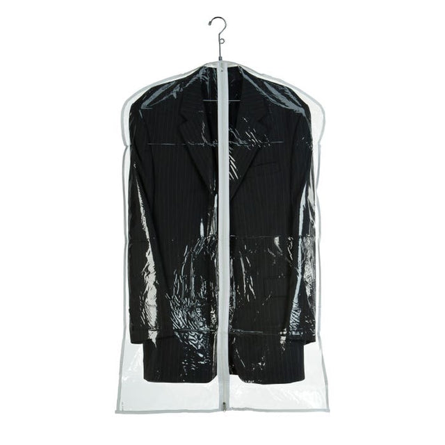 Zippered Garment Covers - 40" Long - 3-GAUGE Vinyl With Taffeta Finish