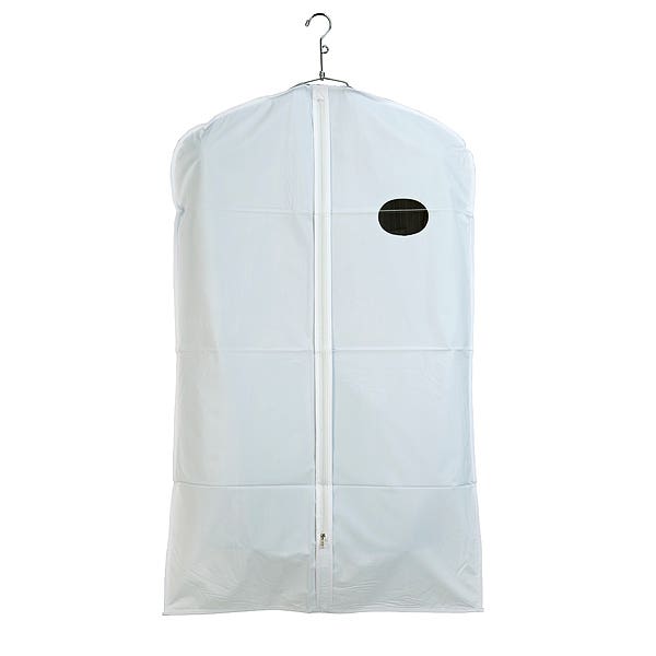 Zippered Garment Covers - 54" Long - 3-GAUGE Vinyl With Taffeta Finish