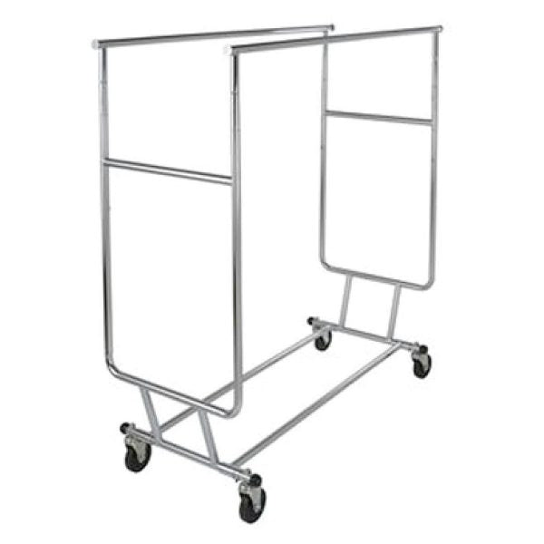 SDRCS3 / Collapsible Garment Rack Double Round Tubing RCS3