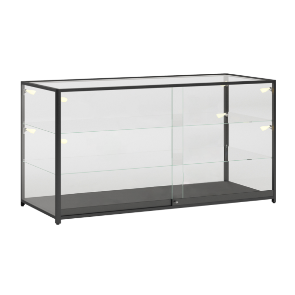 SDESC-6BK-LED / Extra-Vision Aluminum Display Case