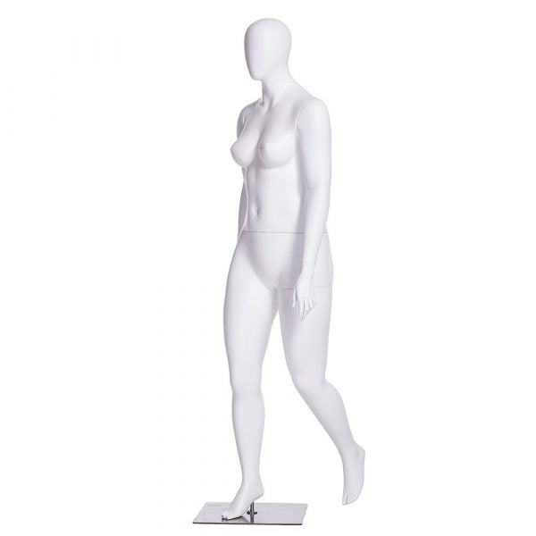 SDMZ-F3D01W / Female Egghead Plus-Size Mannequin