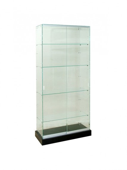 SDFTC36 / Frameless Tall Glass Tower Showcase