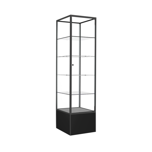 Extra-Vision Square Tower - Black, Silver