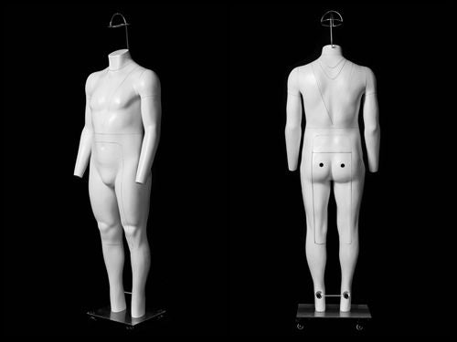 SDMZ-GH25 Plus-Size male Ghost Mannequin