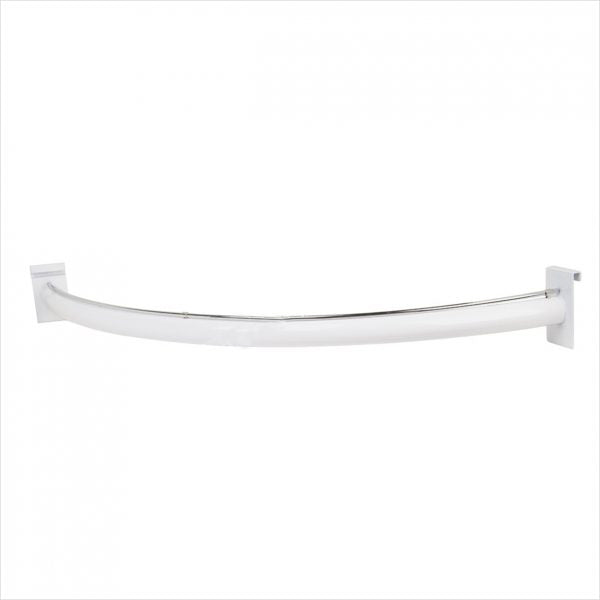 Rail de suspension rond 1/4 de cercle pour panneaux grillagés