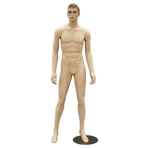 SDMD-KM26F / Male Realistic Mannequin w/ Molded Hair