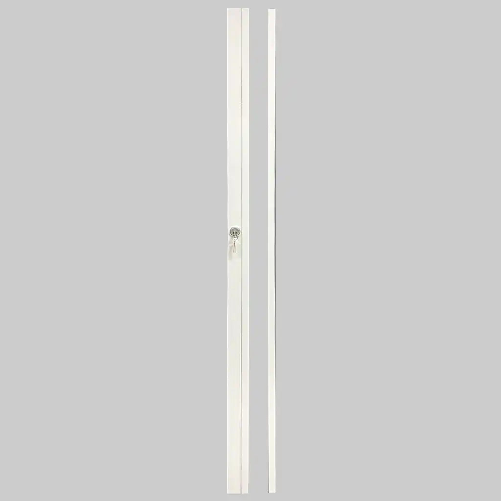Poteau de verrouillage - 76" Blanc