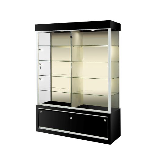 SDM885 / BLACK WALL TROPHY DISPLAY CASE