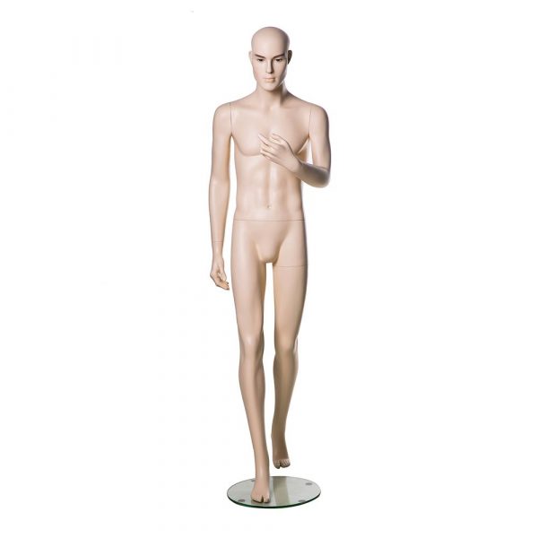 SDMHP2 / Male Realistic Skin Color Mannequin with Makeup