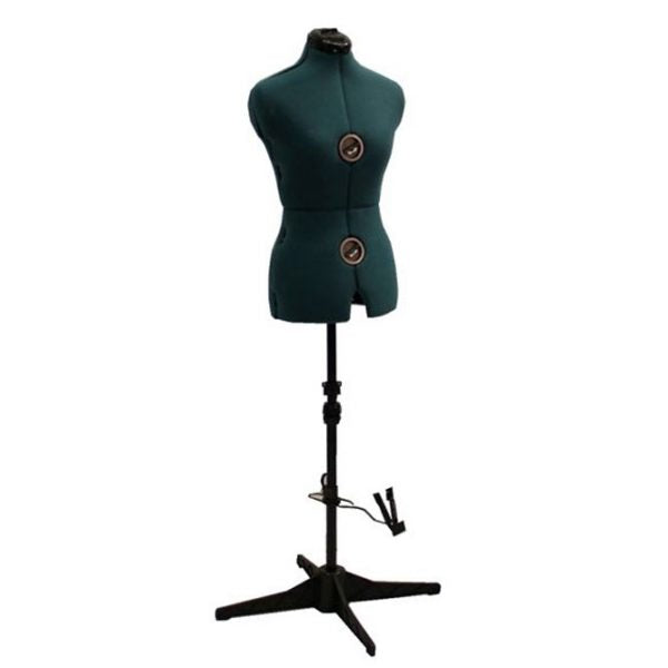 JF-FH4/ 12 Dial Fabric Backed Medium Adjustable Dress Form