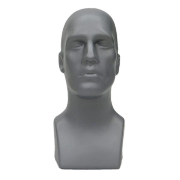Tête d'homme grise