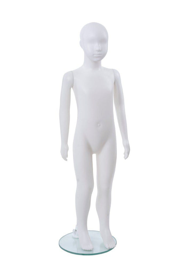 Child Abstract Mannequin White Matte(110cm)