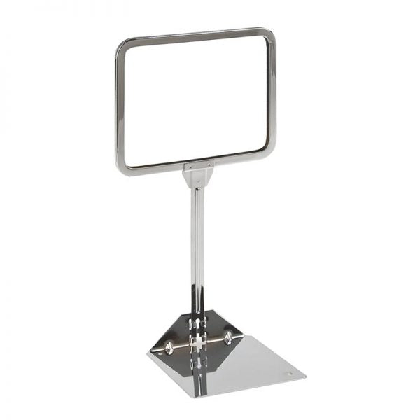 SB57  /  7"W x 5-1/2"H Sign Holder w/ Shovel Base