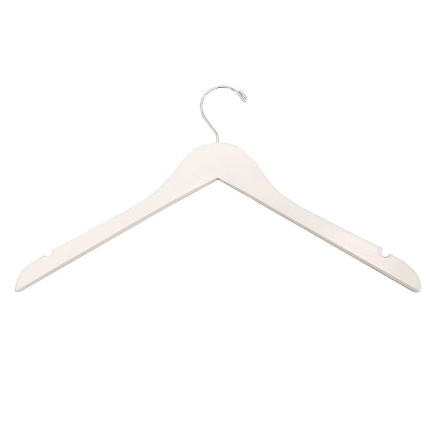 17" Flat Wooden Coat/Dress Hanger