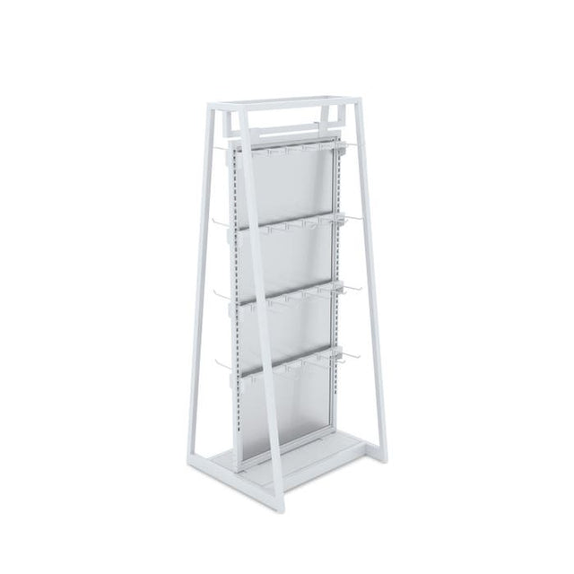 Aspect 24" Floor Merchandiser with Display Hooks - Kit 4