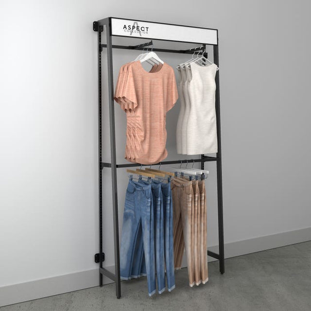 Aspect Outrigger Upright Pair for Retail Display - 96"H