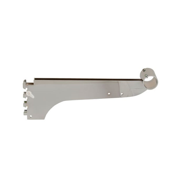 12" Long Bracket for Round Tubing Hangrail for Double Slotted President Line