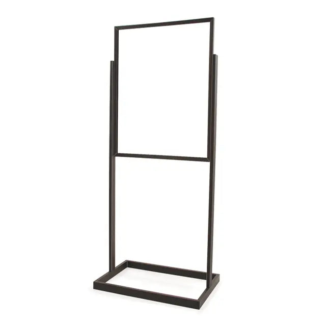 22” X 28” Single Bulletin Sign Holder With Rectangular Tubing Base