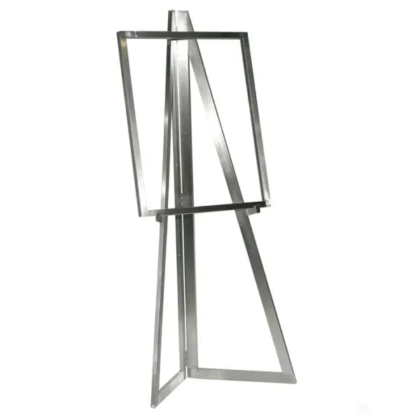 SDBH80SC / Floor Standing Folding Easel – Satin Chrome