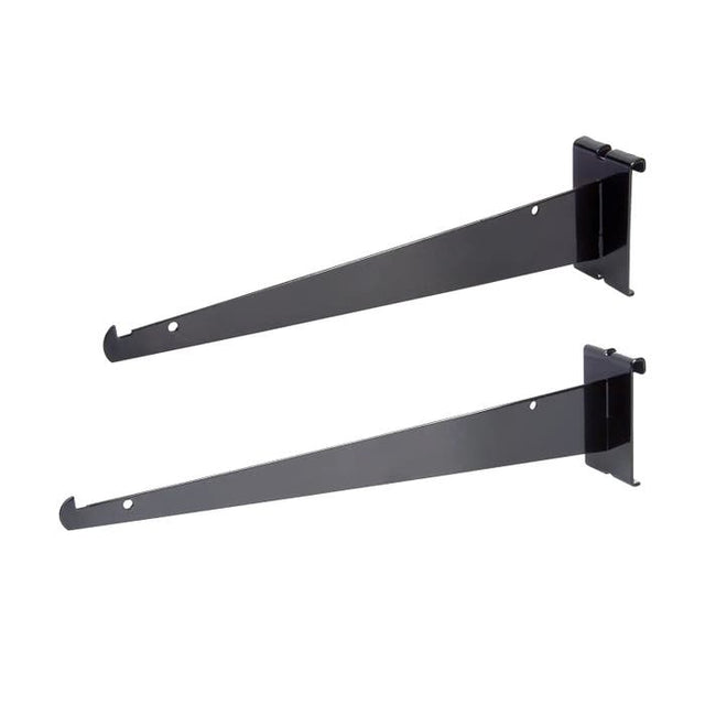 Shelf Brackets for Grid Panel - Black