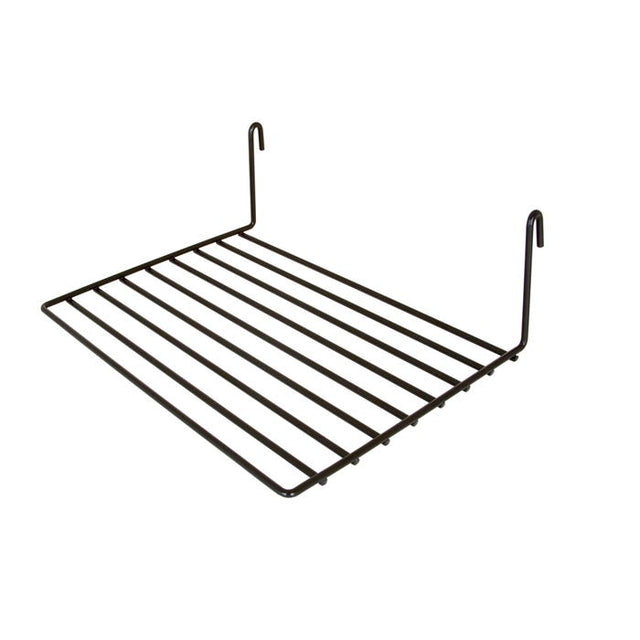 8"D X 12"L Straight Shelf for Grid Panel