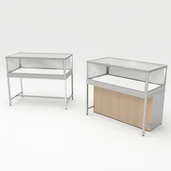 Privacy Panels for Deluxe Glass Showcase Display Cabinet