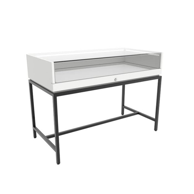 Deluxe Retail Display Case With Inline Base