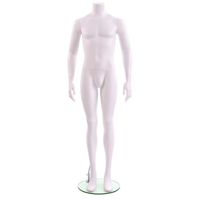 Male Mannequin - HEADLESS, Arms at Sides