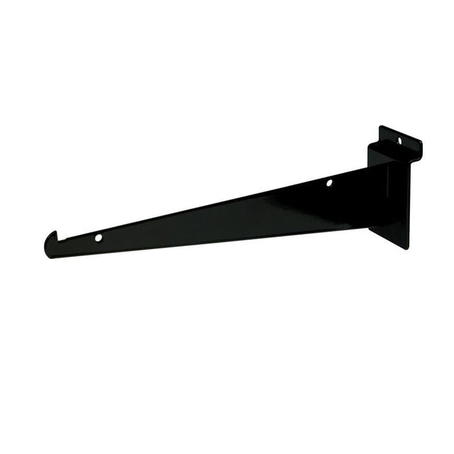 Shelf Brackets for Slatwall - Black