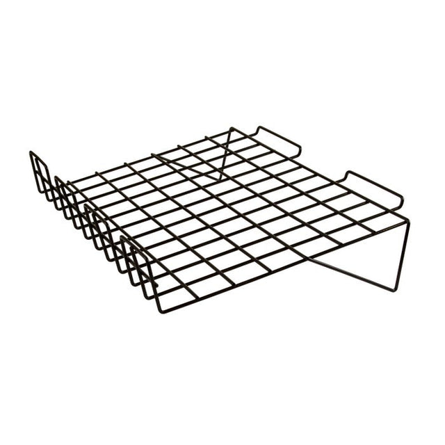 22-1/2"W X 14"L Sloping Wire Shelf With 3" Lip for Slatwall