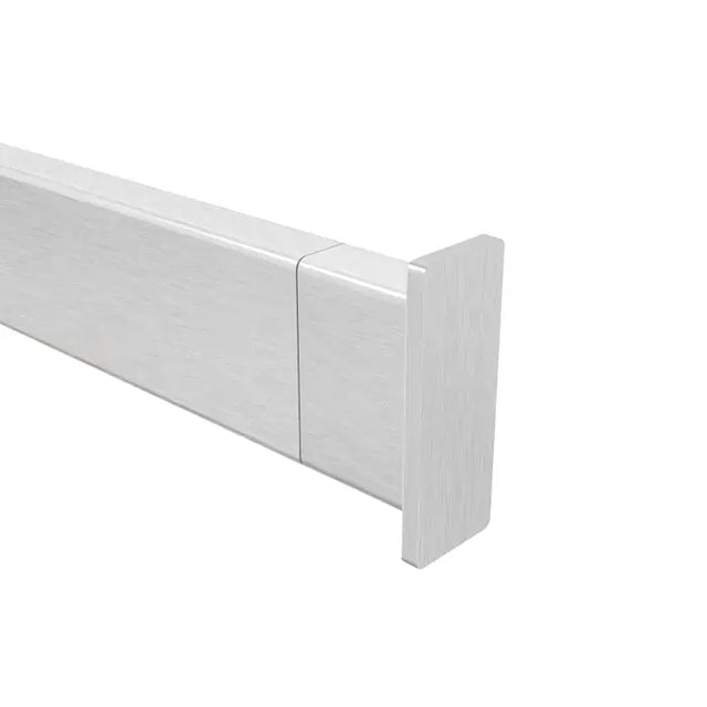 Extended End Cap for Rectangular Tubing Hangrail