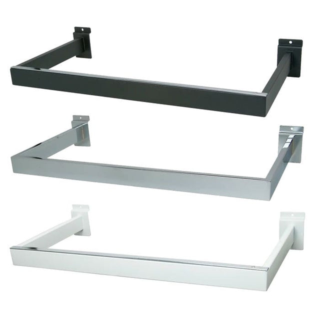 U-shaped Rectangular Tubing Hangrail for Slatwall