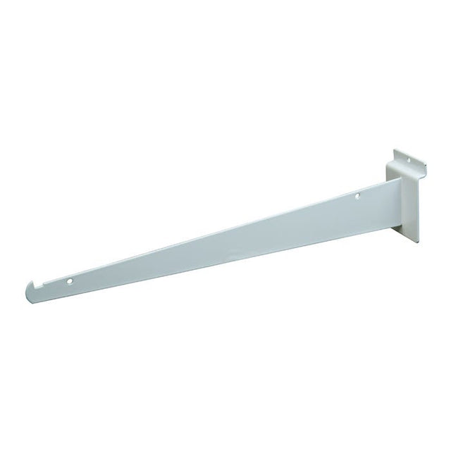 Shelf Brackets for Slatwall - White