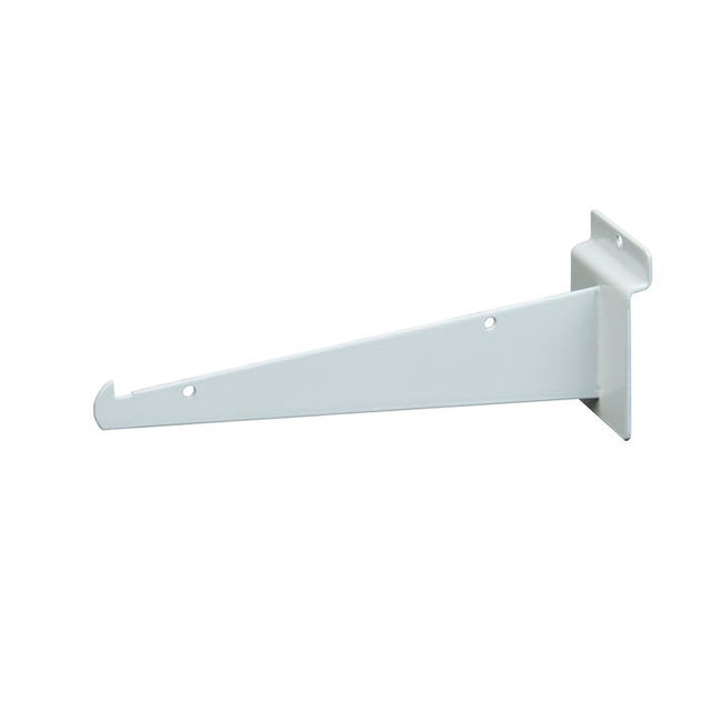 Shelf Brackets for Slatwall - White