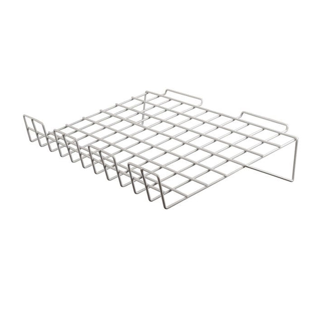 22-1/2"W X 14"L Sloping Wire Shelf With 3" Lip for Slatwall
