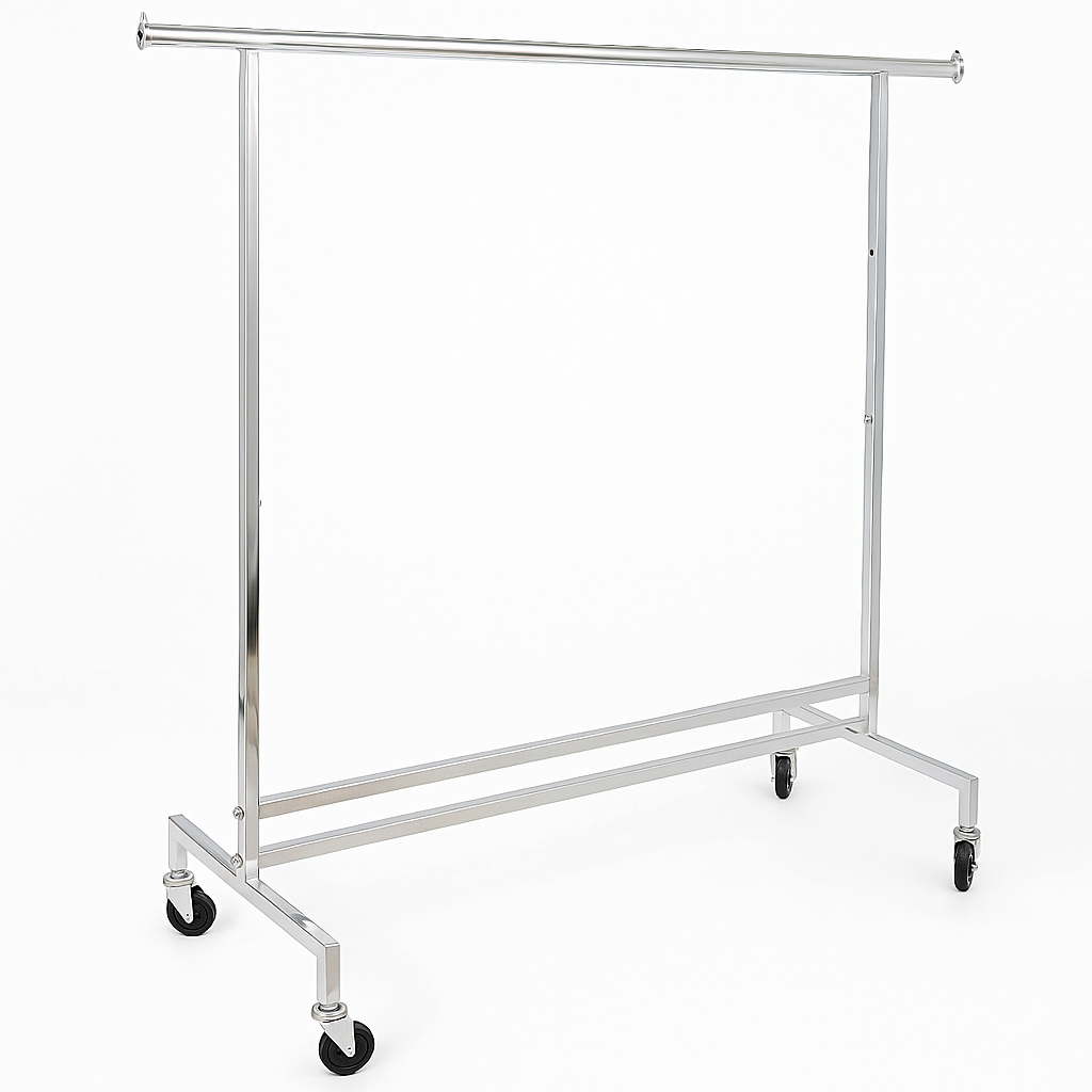 SDR43 / Single Hangrail Rolling Rack – Square Tubing
