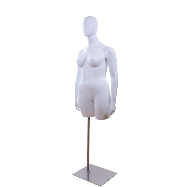 Plus Sized Female Mannequin Torso Forms With Base