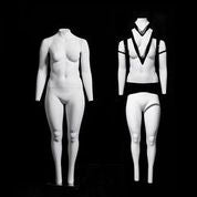 SDMZ-GH10/ Plus-Size Female Ghost Mannequin