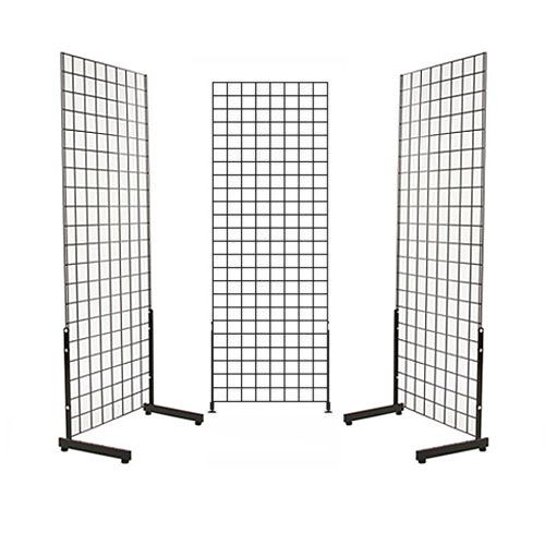 Gridwall Display Rack – One Sided, Three Pieces