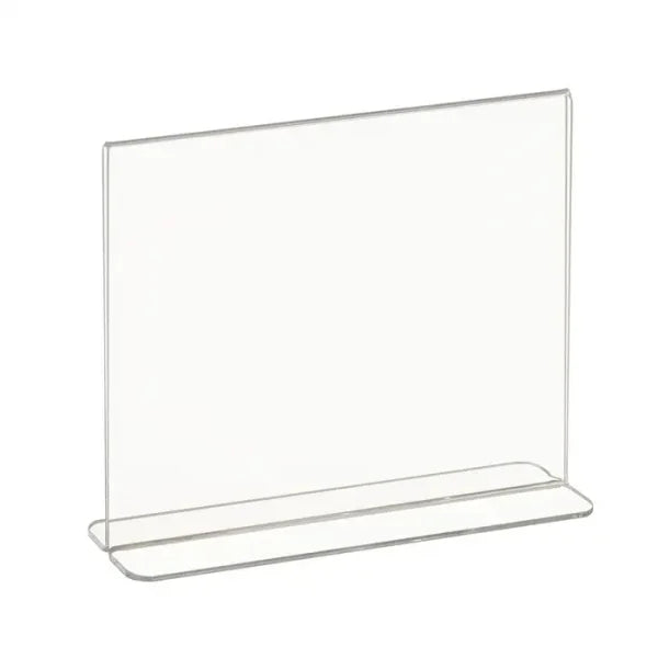 Acrylic Bottom Load Sign Holders for Countertop